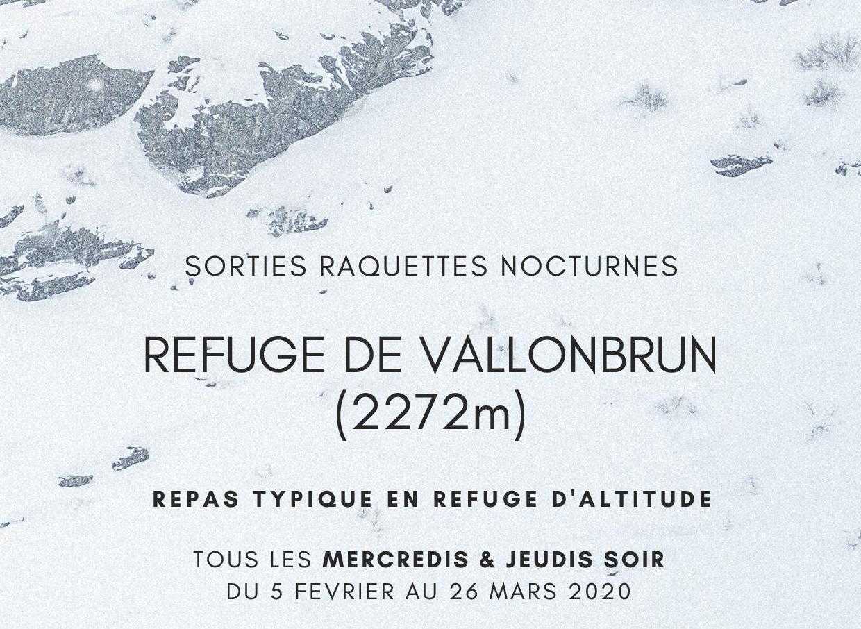 Sortie nocturne au refuge de Vallonbrun