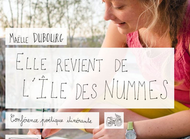 Affiche conférence poétique