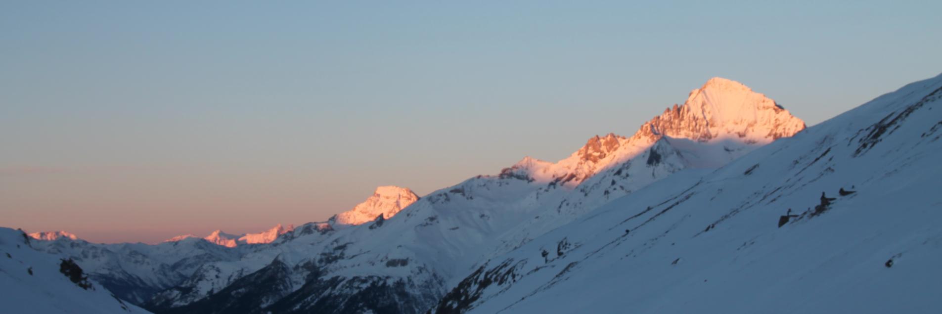 levée de soleil sur la dent parachée